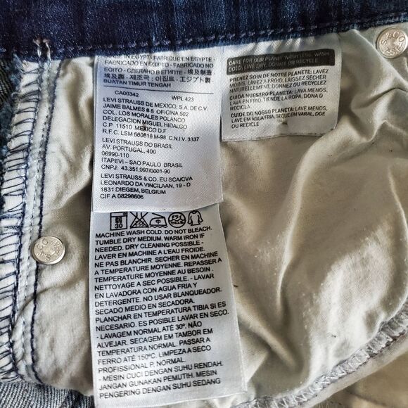 Levi’s 505 Jeans Women’s Size 10 Straight Leg Medium Wash Mid Rise - Picture 10 of 11